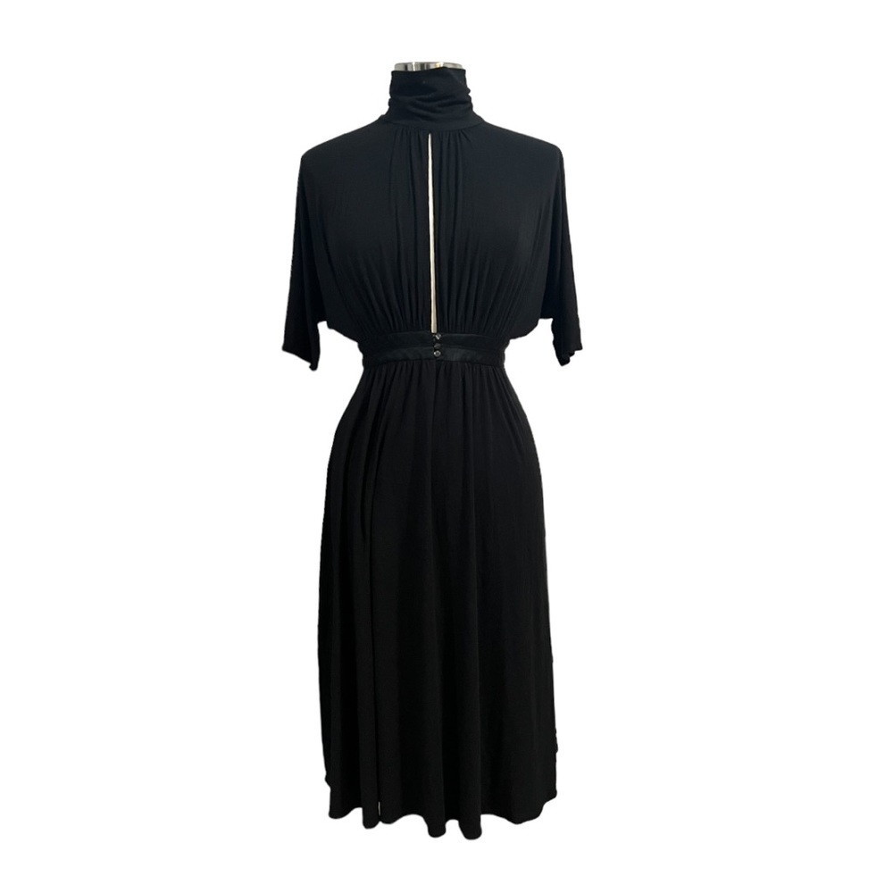 Theory Black Midi Dress